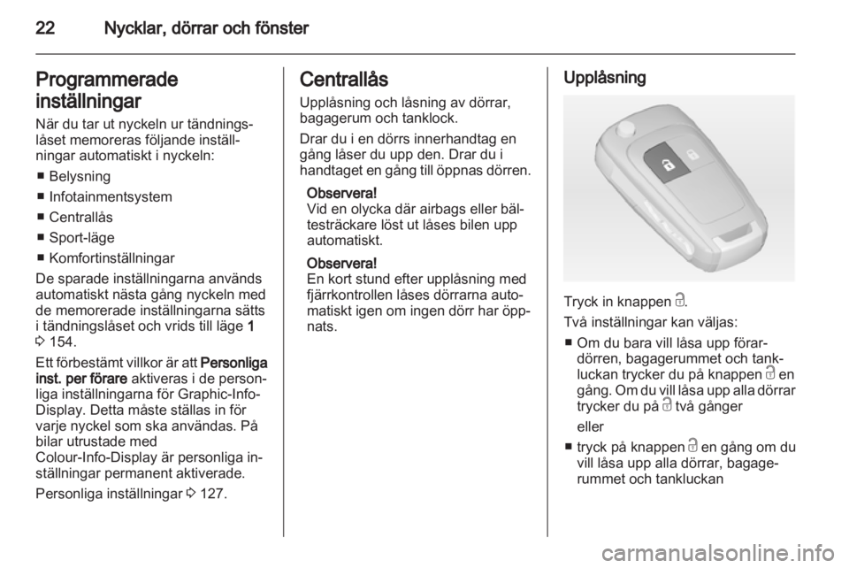 OPEL ZAFIRA TOURER 2013.5 Instruktionsbok OPEL ZAFIRA TOURER 2013.5 Instruktionsbok