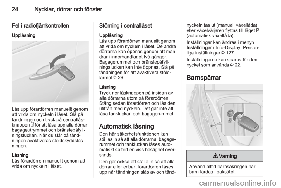 OPEL ZAFIRA TOURER 2013.5 Instruktionsbok OPEL ZAFIRA TOURER 2013.5 Instruktionsbok