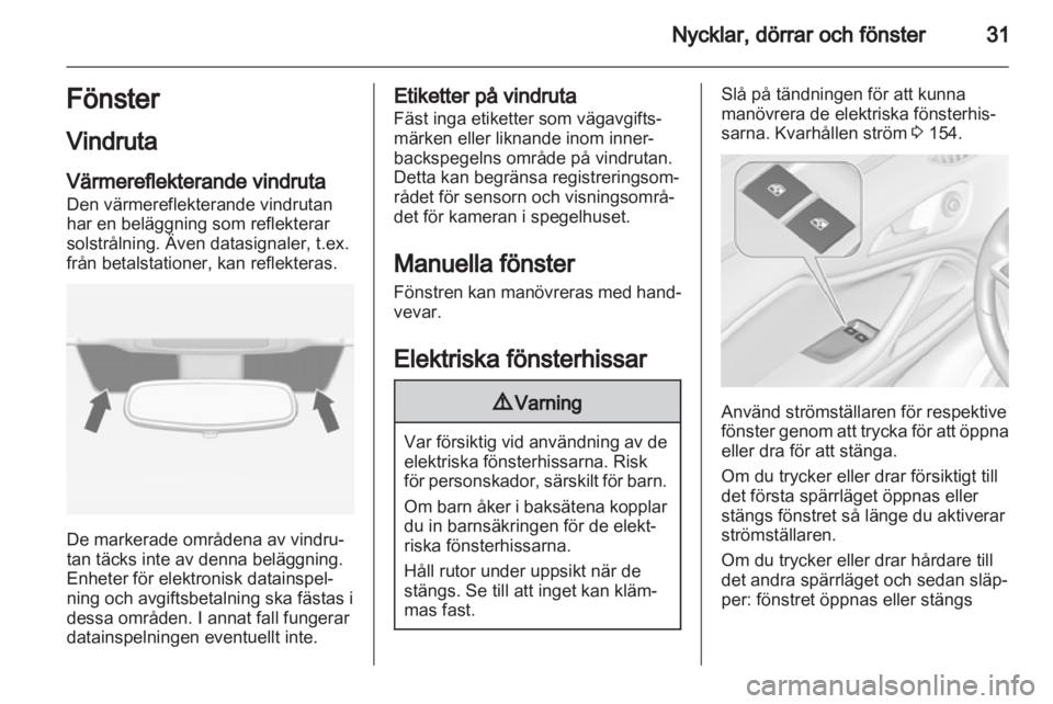OPEL ZAFIRA TOURER 2013.5  Instruktionsbok 