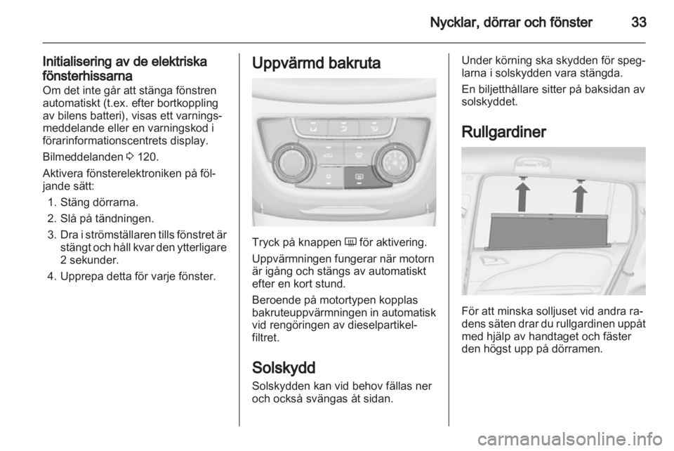 OPEL ZAFIRA TOURER 2013.5  Instruktionsbok 