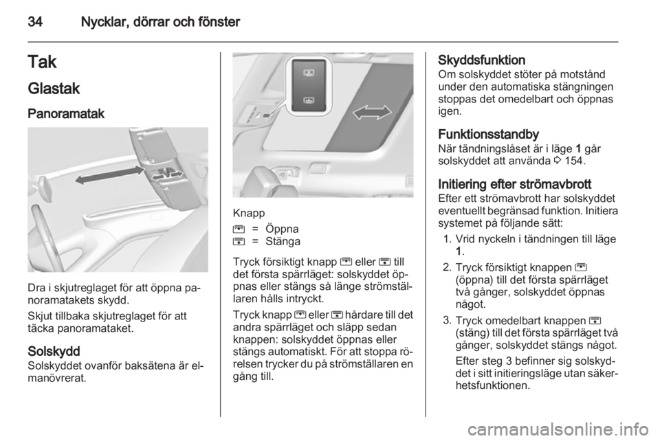 OPEL ZAFIRA TOURER 2013.5  Instruktionsbok 
