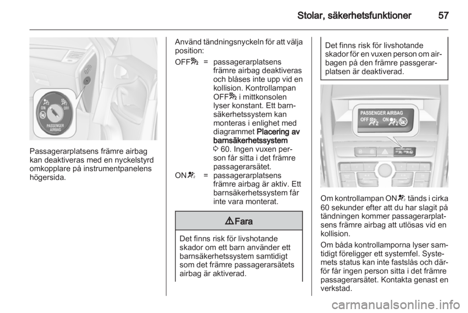 OPEL ZAFIRA TOURER 2013.5  Instruktionsbok 