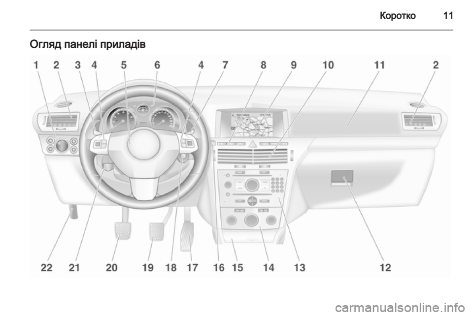OPEL ASTRA H 2013 Посібник з експлуатації (in Ukrainian) OPEL ASTRA H 2013 Посібник з експлуатації (in Ukrainian)