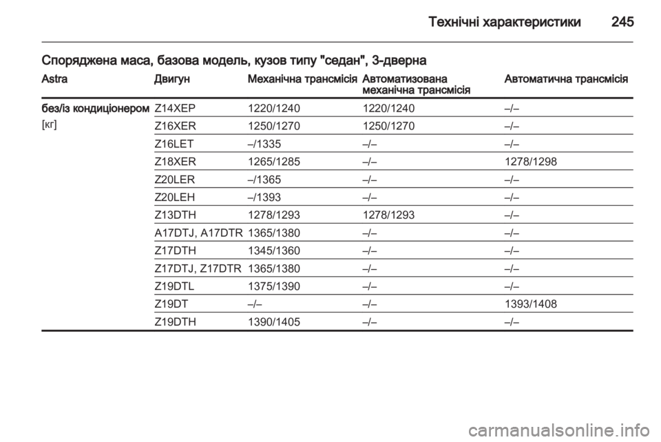 OPEL ASTRA H 2013 Посібник з експлуатації (in Ukrainian) OPEL ASTRA H 2013 Посібник з експлуатації (in Ukrainian)