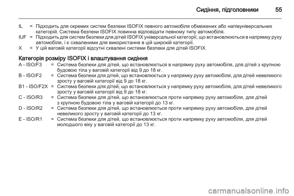 OPEL CORSA 2011.5  Посібник з експлуатації (in Ukrainian) 