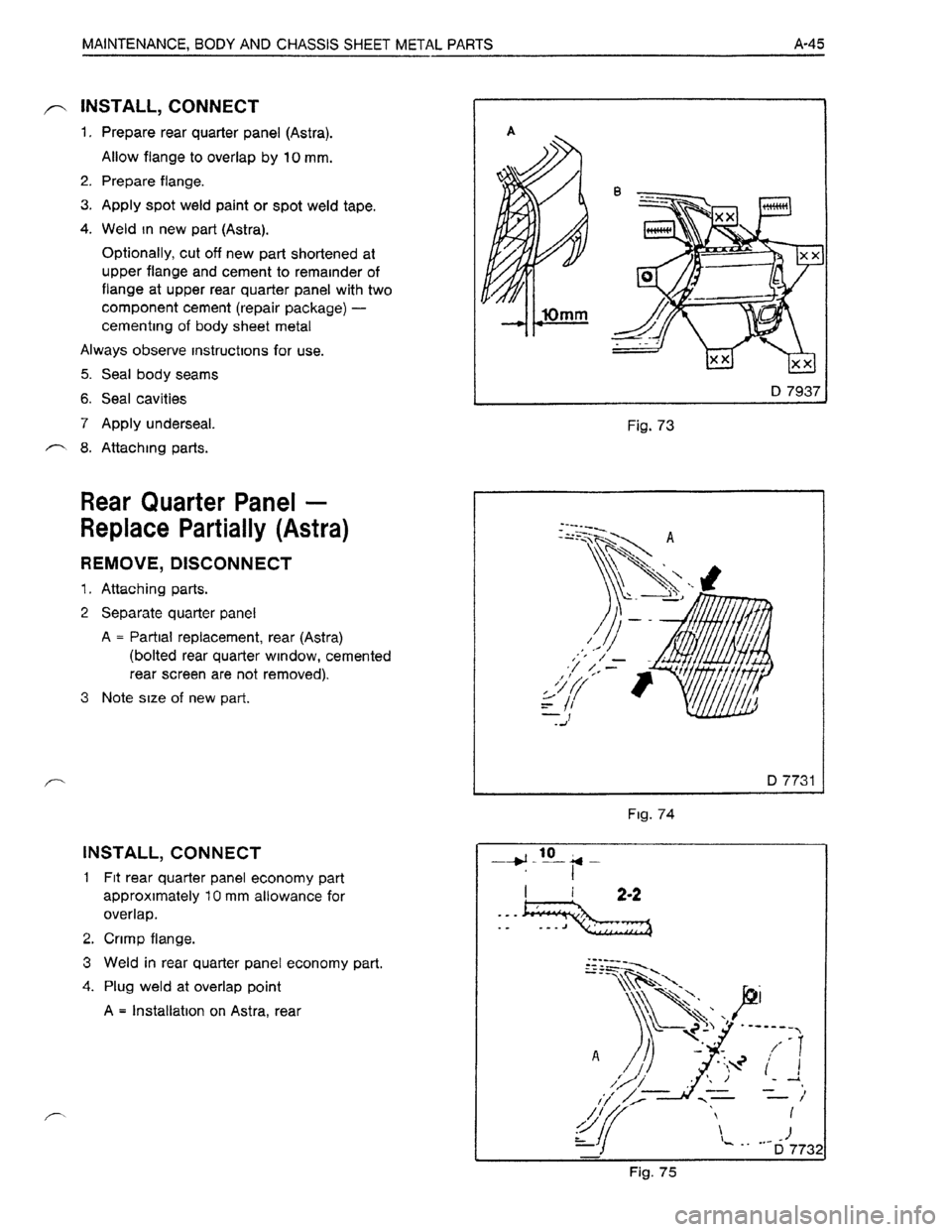 OPEL ASTRA 1991 Electronic Service Manual Downloaded from www.Manualslib.com manuals search engine OPEL ASTRA 1991 Electronic Service Manual Downloaded from www.Manualslib.com manuals search engine