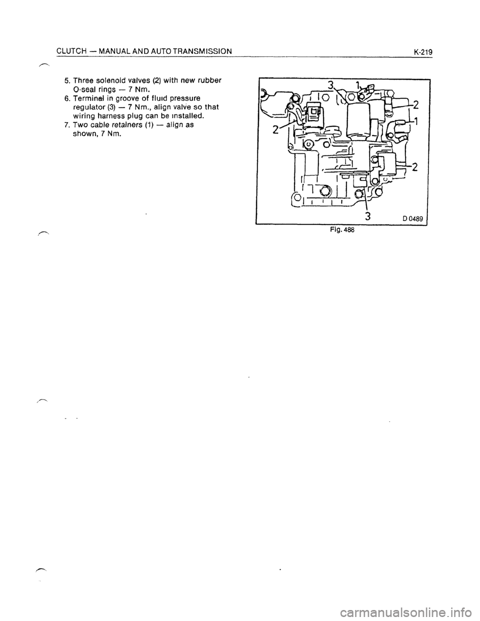 OPEL ASTRA 1991  Electronic Workshop Manual Downloaded from www.Manualslib.com manuals search engine   