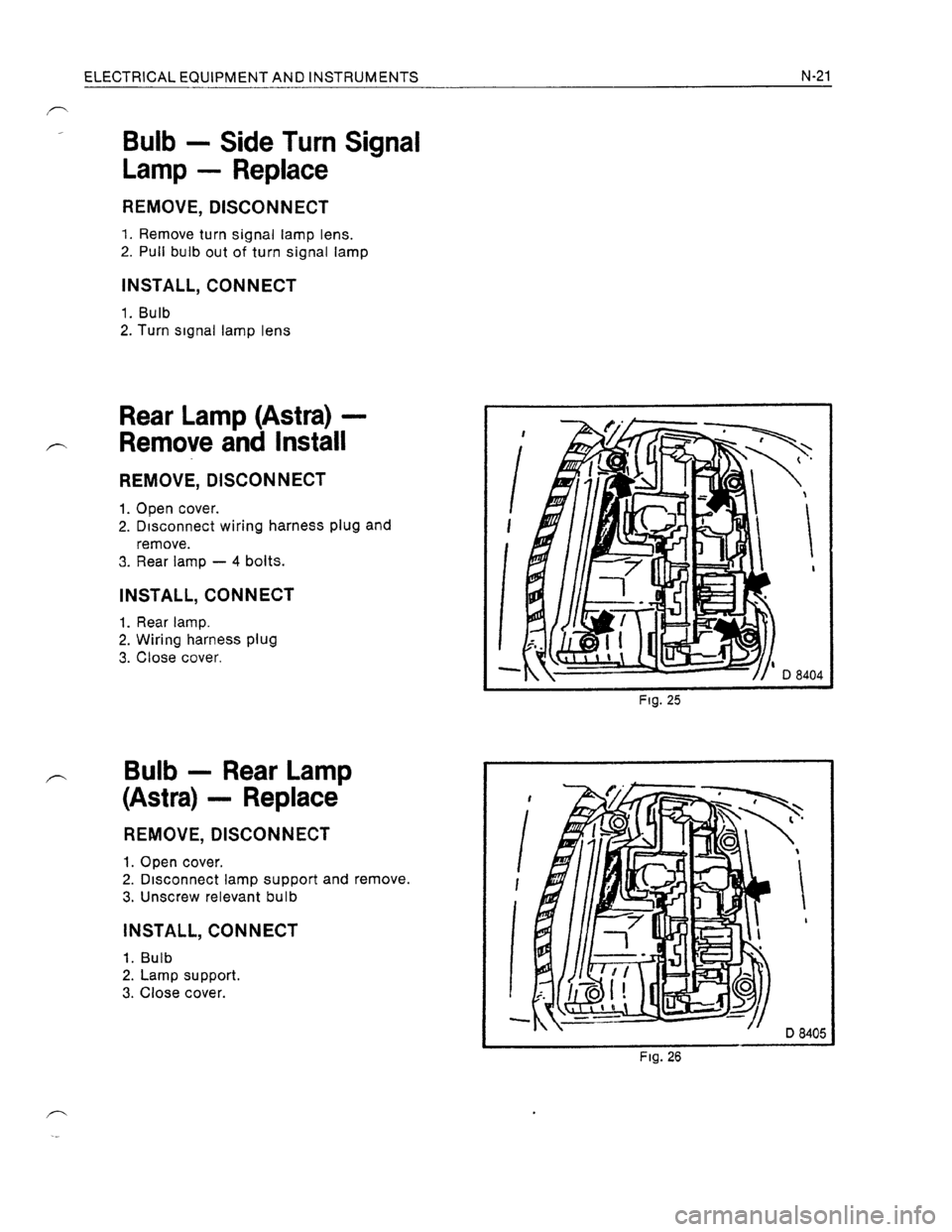 OPEL ASTRA 1991 Electronic Workshop Manual Downloaded from www.Manualslib.com manuals search engine OPEL ASTRA 1991 Electronic Workshop Manual Downloaded from www.Manualslib.com manuals search engine