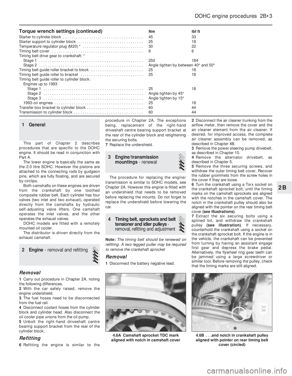 OPEL CALIBRA 1988 Service Repair Manual Torque wrench settings (continued)Nmlbf ft
Starter to cylinder block . . . . . . . . . . . . . . . . . . . . . . . . . . . . . . . . . . . . .4533
Starter support to cylinder block . . . . . . . . . . OPEL CALIBRA 1988 Service Repair Manual Torque wrench settings (continued)Nmlbf ft
Starter to cylinder block . . . . . . . . . . . . . . . . . . . . . . . . . . . . . . . . . . . . .4533
Starter support to cylinder block . . . . . . . . . .