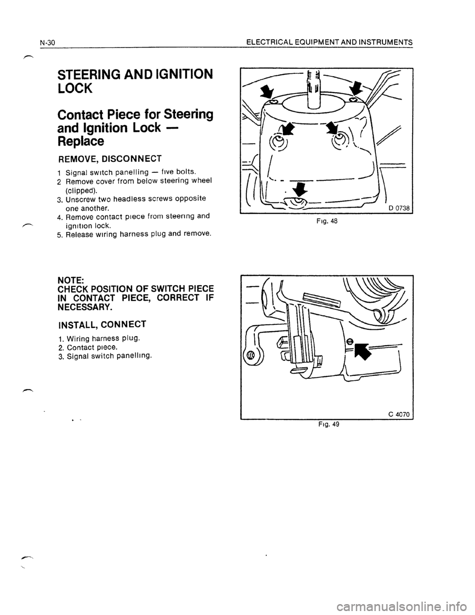 OPEL KADETT 1991 Electronic Workshop Manual Downloaded from www.Manualslib.com manuals search engine OPEL KADETT 1991 Electronic Workshop Manual Downloaded from www.Manualslib.com manuals search engine