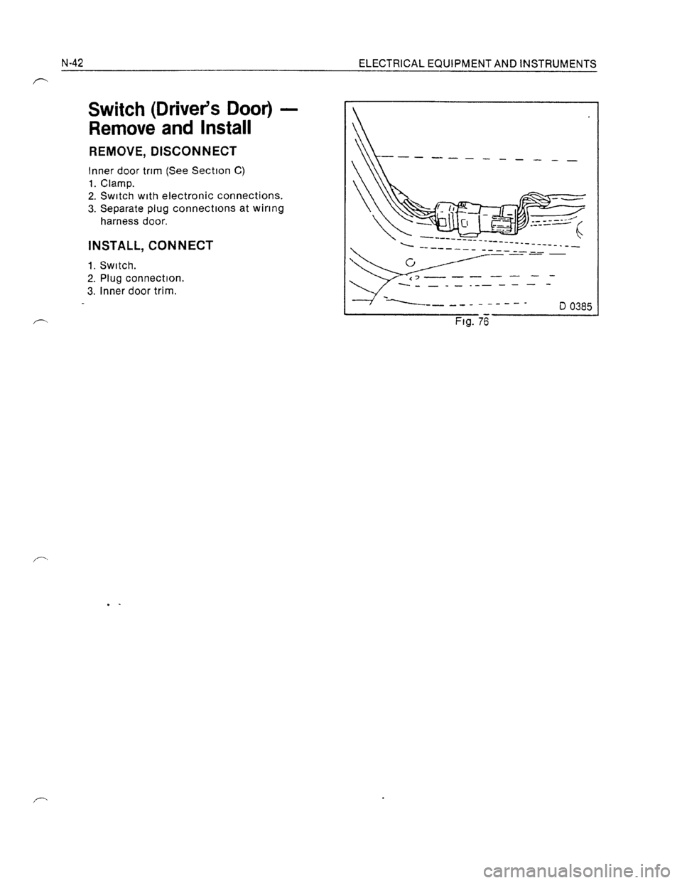 OPEL KADETT 1991 Electronic Workshop Manual Downloaded from www.Manualslib.com manuals search engine OPEL KADETT 1991 Electronic Workshop Manual Downloaded from www.Manualslib.com manuals search engine