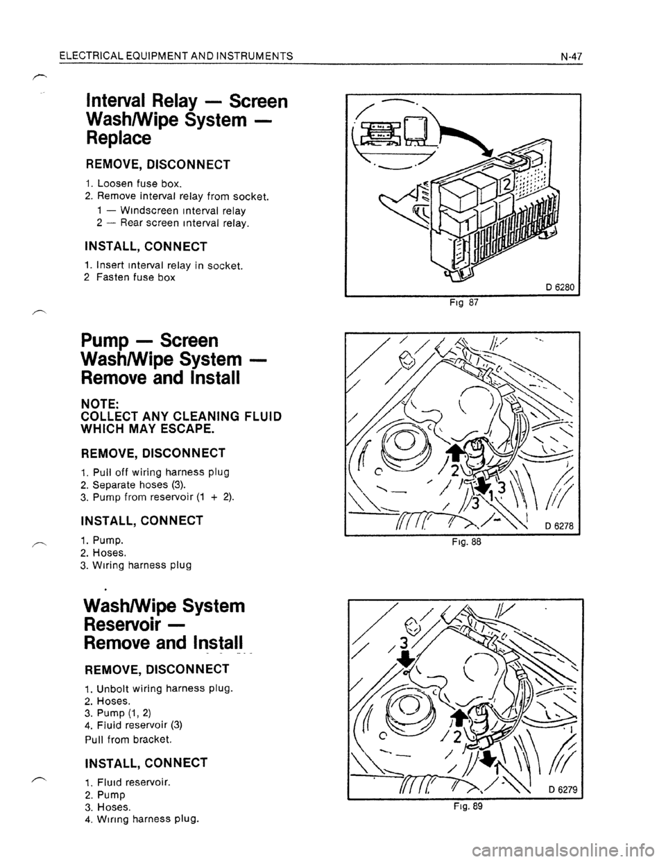 OPEL KADETT 1991  Electronic Workshop Manual Downloaded from www.Manualslib.com manuals search engine   