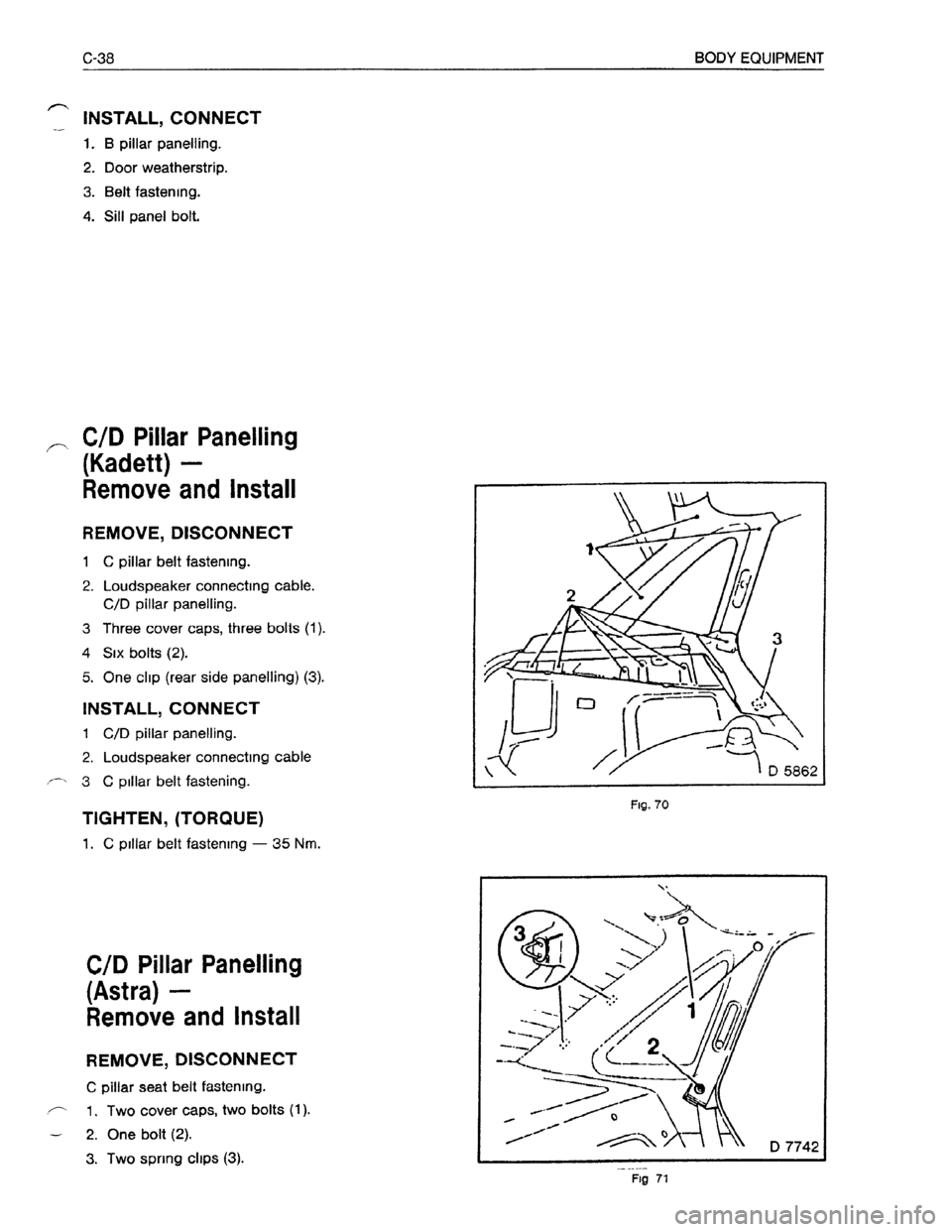 OPEL KADETT 1991 Electronic Workshop Manual Downloaded from www.Manualslib.com manuals search engine OPEL KADETT 1991 Electronic Workshop Manual Downloaded from www.Manualslib.com manuals search engine