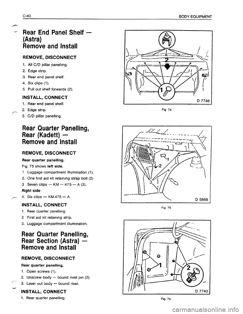 OPEL KADETT 1991 Electronic Workshop Manual Downloaded from www.Manualslib.com manuals search engine OPEL KADETT 1991 Electronic Workshop Manual Downloaded from www.Manualslib.com manuals search engine