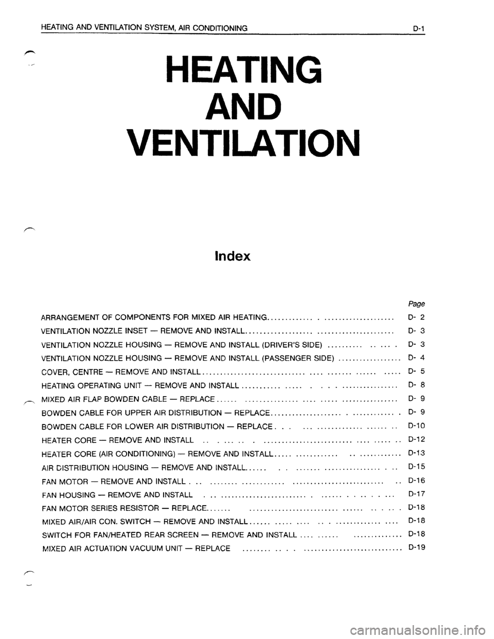 OPEL KADETT 1991  Electronic Workshop Manual Downloaded from www.Manualslib.com manuals search engine   