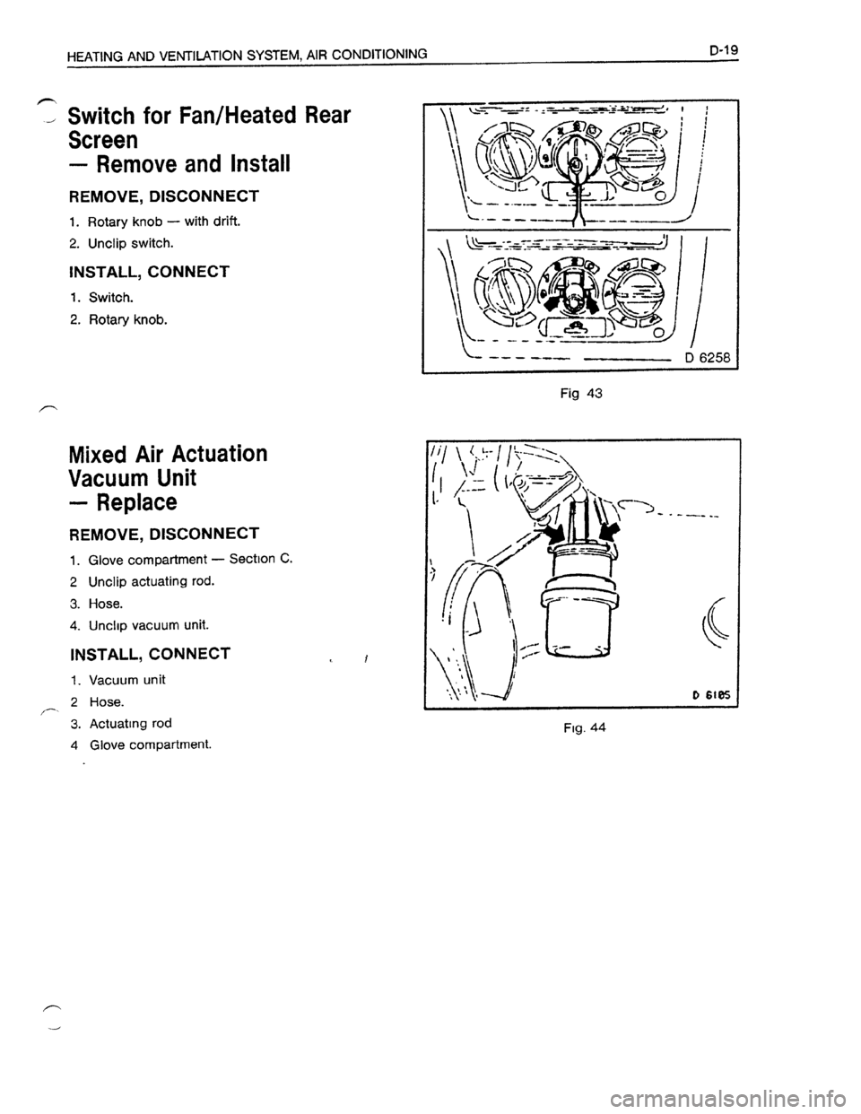 OPEL KADETT 1991  Electronic Workshop Manual Downloaded from www.Manualslib.com manuals search engine   