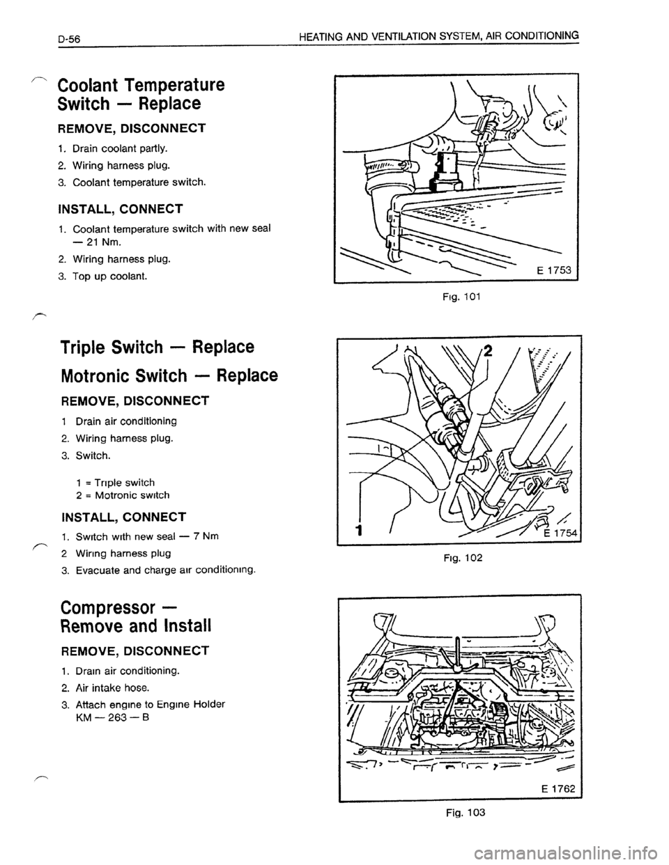 OPEL KADETT 1991  Electronic Workshop Manual Downloaded from www.Manualslib.com manuals search engine   