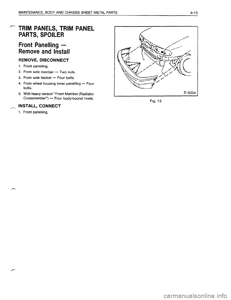 OPEL KADETT 1991  Electronic User Guide Downloaded from www.Manualslib.com manuals search engine   
