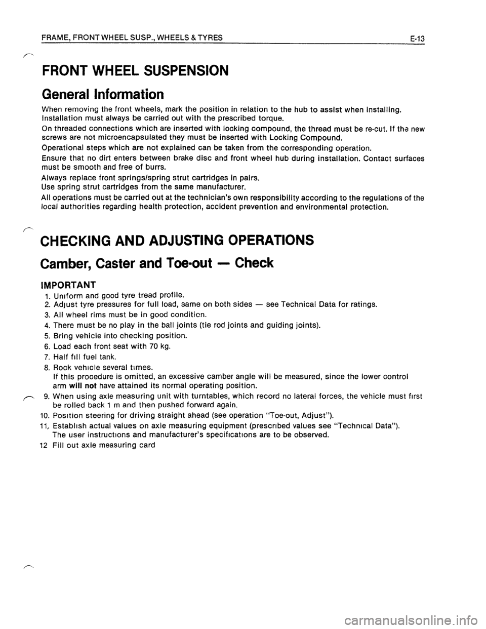 OPEL KADETT 1991  Electronic Workshop Manual Downloaded from www.Manualslib.com manuals search engine   