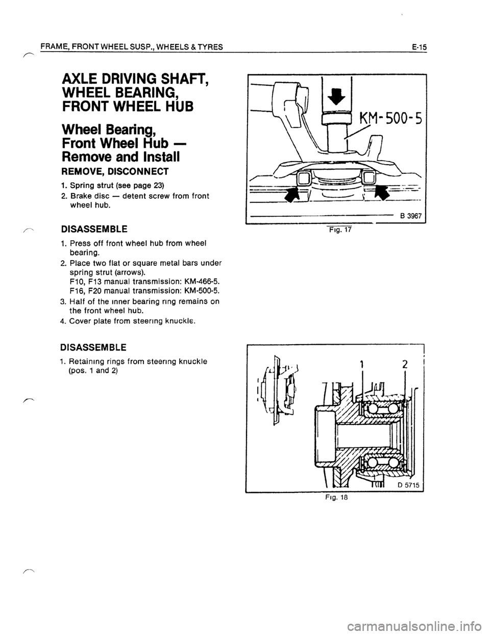 OPEL KADETT 1991  Electronic Workshop Manual Downloaded from www.Manualslib.com manuals search engine   
