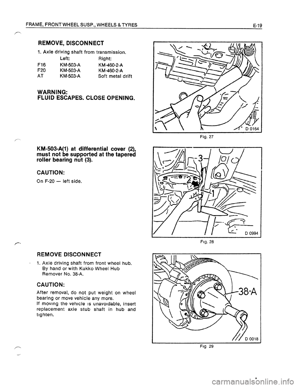 OPEL KADETT 1991  Electronic Workshop Manual Downloaded from www.Manualslib.com manuals search engine   