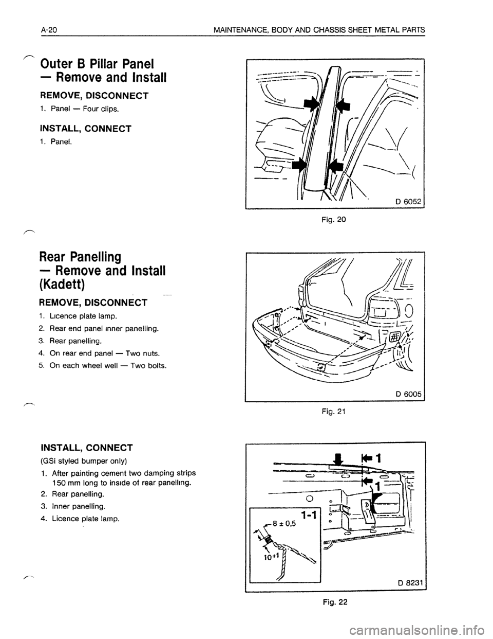 OPEL KADETT 1991  Electronic Owners Manual Downloaded from www.Manualslib.com manuals search engine   