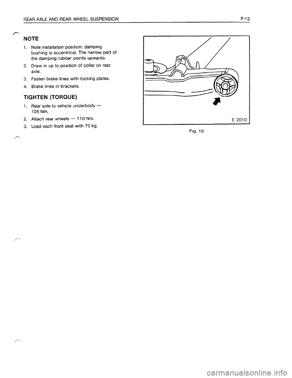 OPEL KADETT 1991  Electronic Workshop Manual Downloaded from www.Manualslib.com manuals search engine   