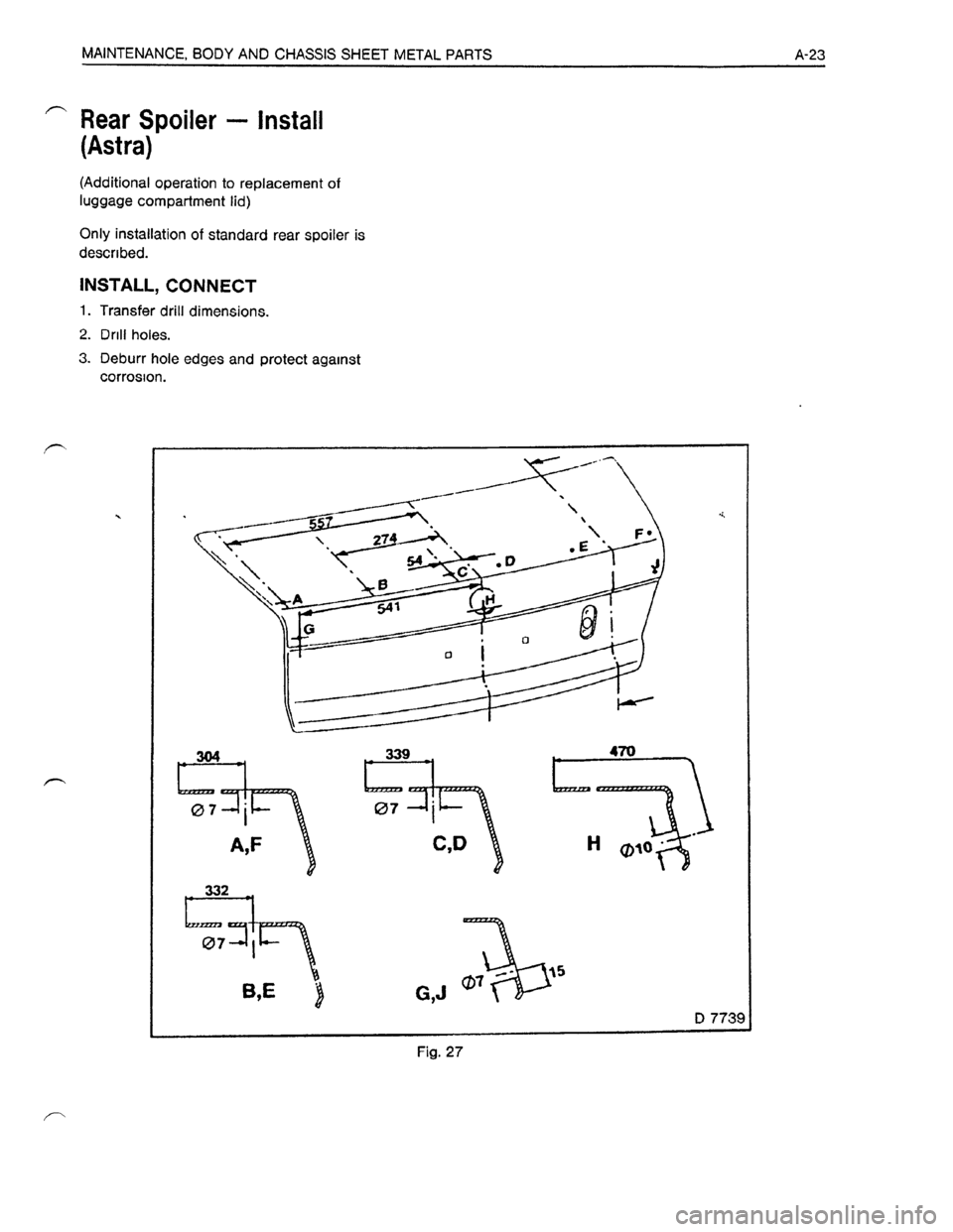 OPEL KADETT 1991  Electronic Owners Manual Downloaded from www.Manualslib.com manuals search engine   