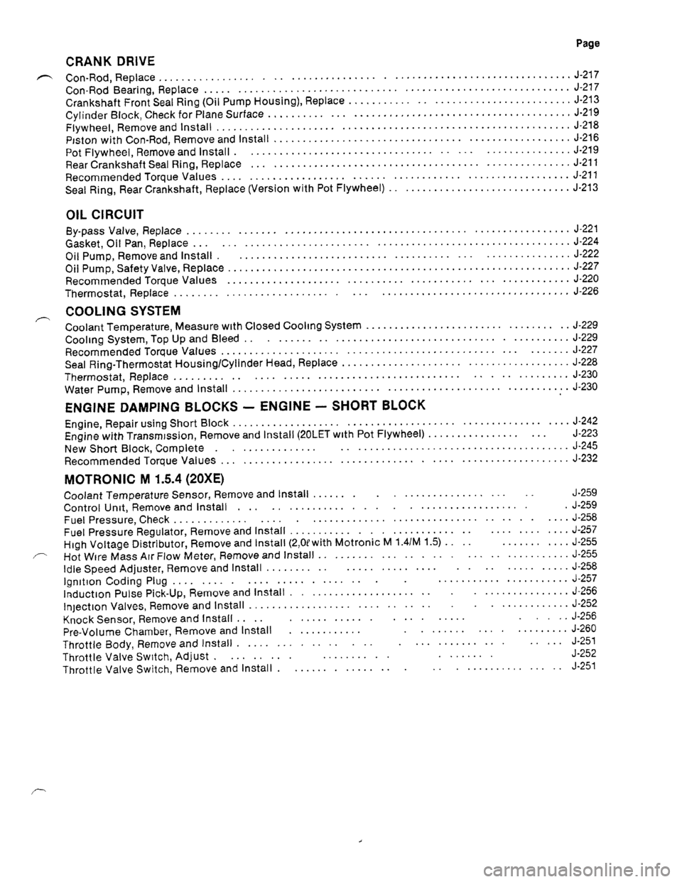OPEL KADETT 1991  Electronic Workshop Manual Downloaded from www.Manualslib.com manuals search engine   