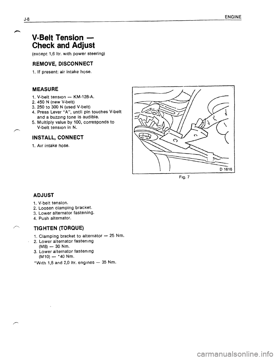 OPEL KADETT 1991  Electronic Workshop Manual Downloaded from www.Manualslib.com manuals search engine   