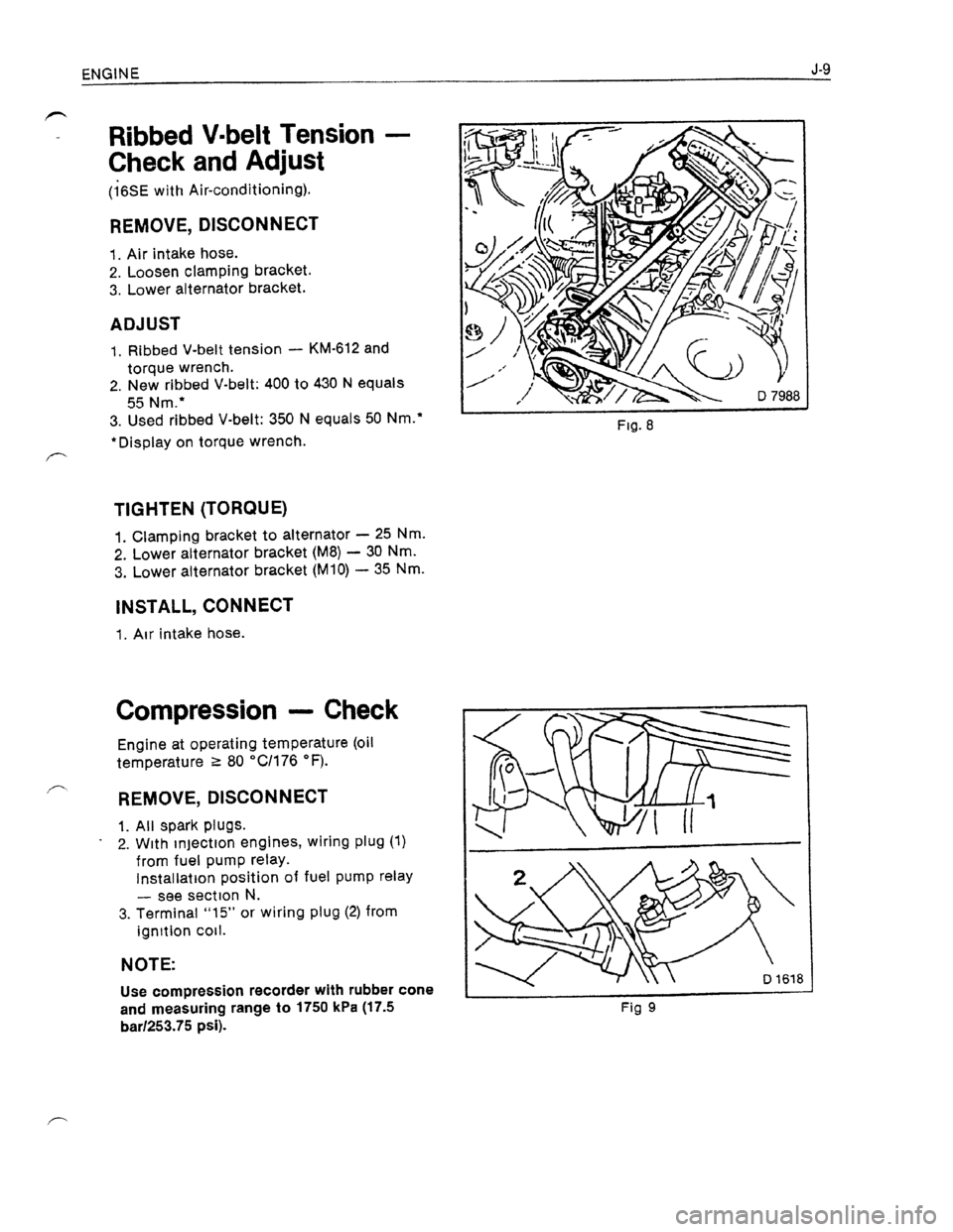 OPEL KADETT 1991  Electronic Workshop Manual Downloaded from www.Manualslib.com manuals search engine   