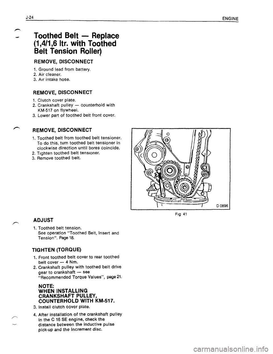 OPEL KADETT 1991 Electronic Workshop Manual Downloaded from www.Manualslib.com manuals search engine OPEL KADETT 1991 Electronic Workshop Manual Downloaded from www.Manualslib.com manuals search engine