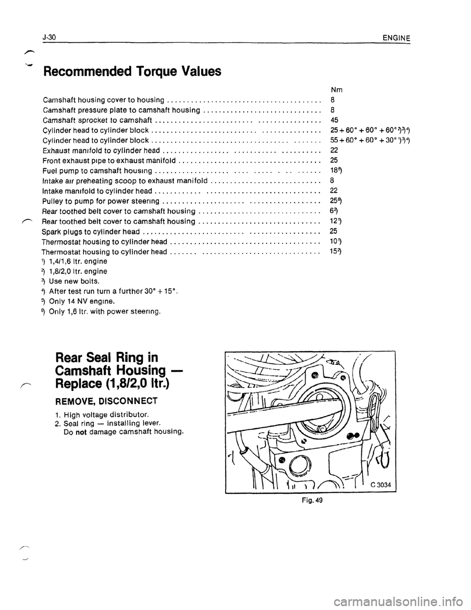 OPEL KADETT 1991  Electronic Workshop Manual Downloaded from www.Manualslib.com manuals search engine   