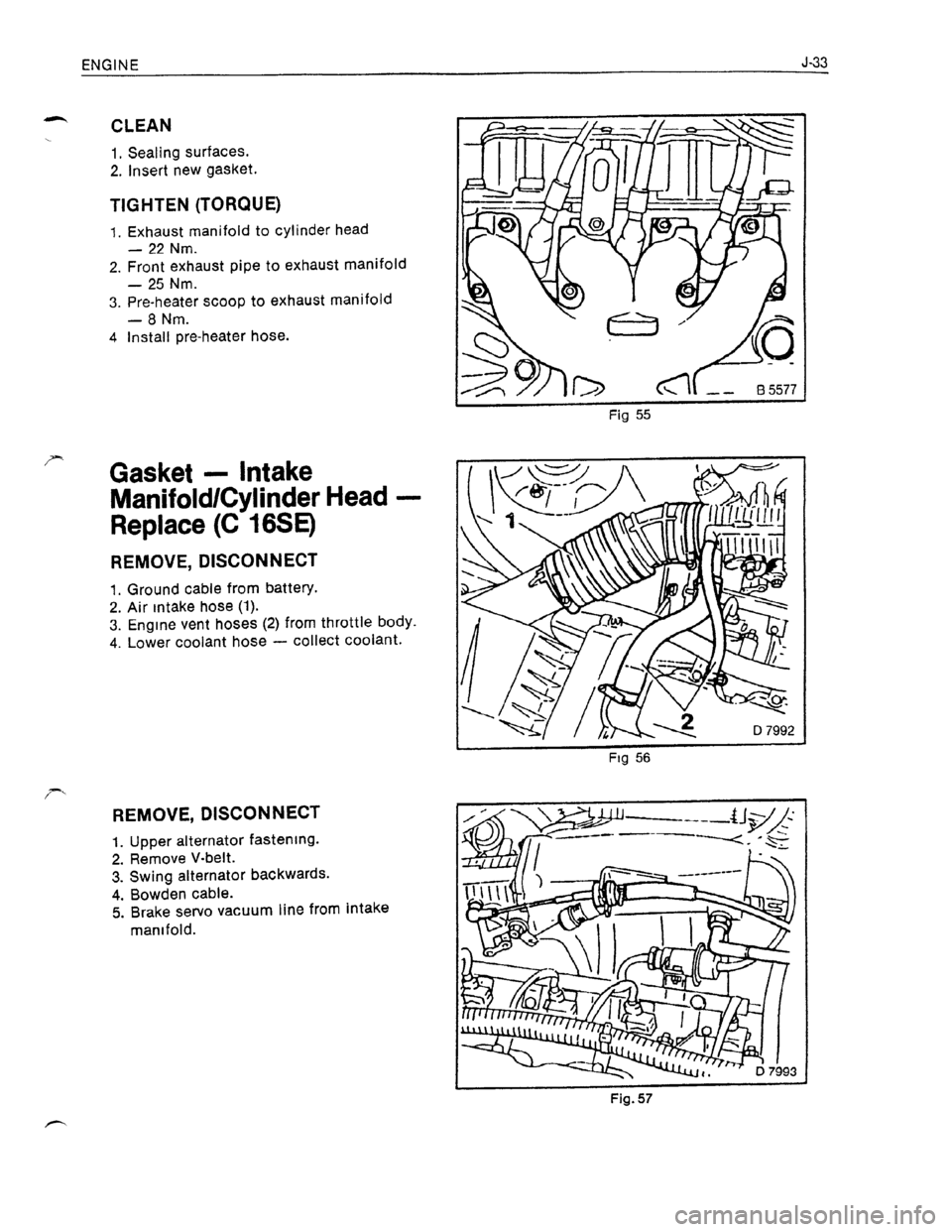 OPEL KADETT 1991  Electronic Workshop Manual Downloaded from www.Manualslib.com manuals search engine   