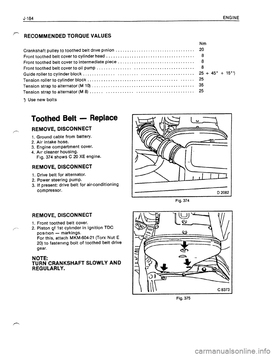 OPEL KADETT 1991 Electronic Workshop Manual Downloaded from www.Manualslib.com manuals search engine OPEL KADETT 1991 Electronic Workshop Manual Downloaded from www.Manualslib.com manuals search engine