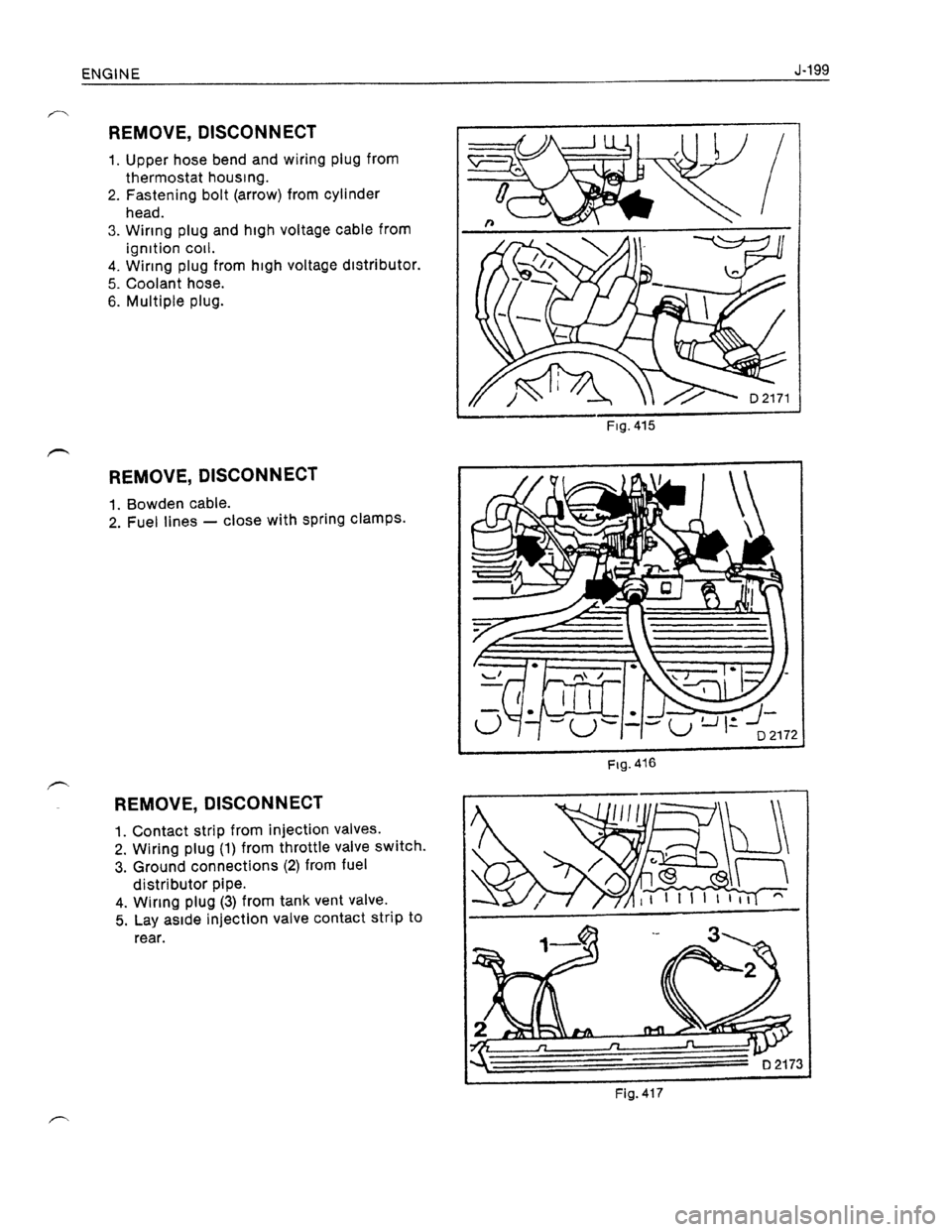 OPEL KADETT 1991  Electronic Workshop Manual Downloaded from www.Manualslib.com manuals search engine   
