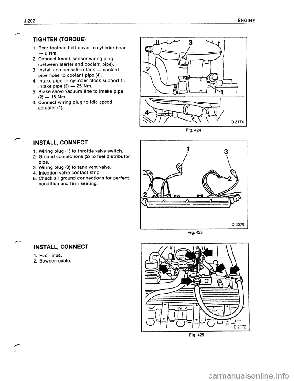 OPEL KADETT 1991  Electronic Workshop Manual Downloaded from www.Manualslib.com manuals search engine   