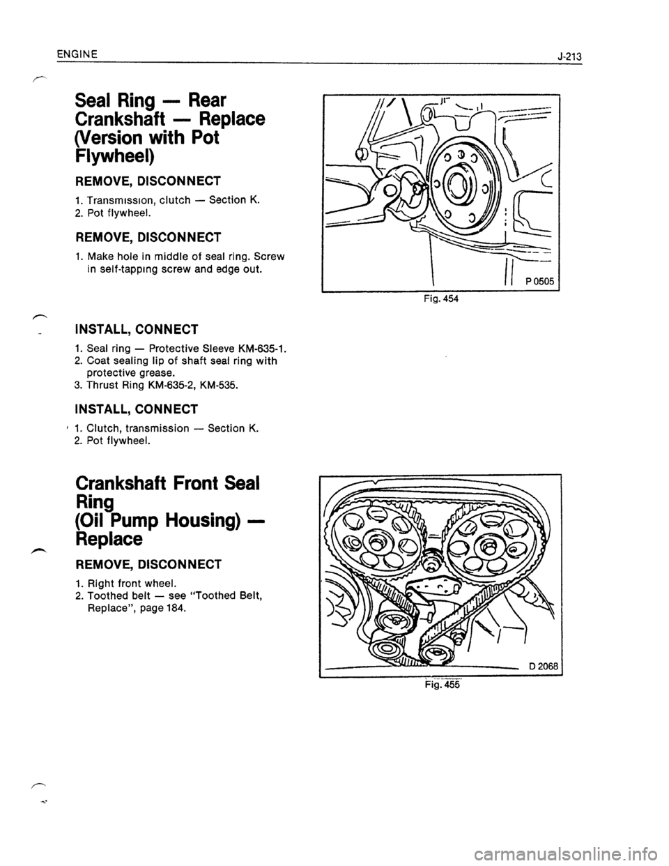 OPEL KADETT 1991  Electronic Workshop Manual Downloaded from www.Manualslib.com manuals search engine   