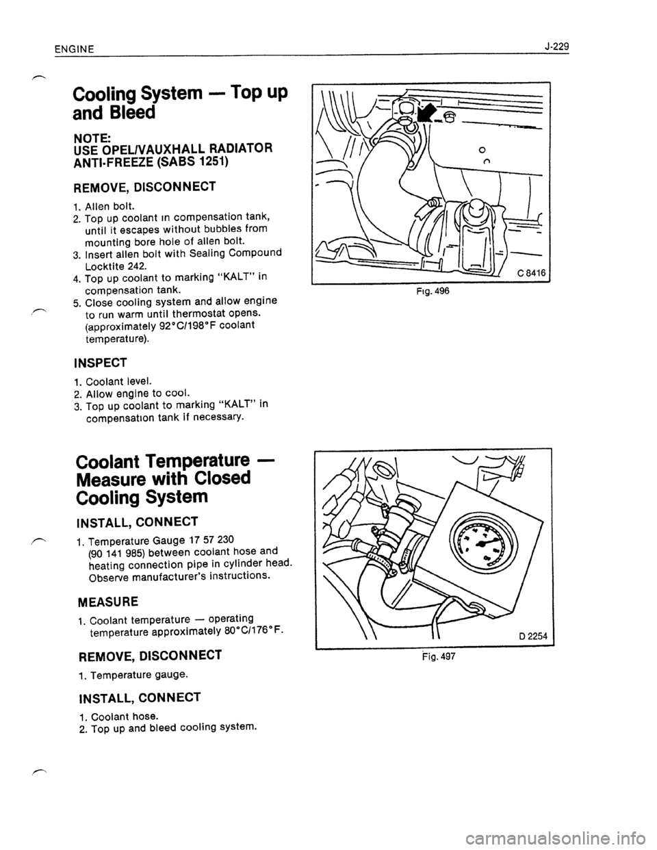 OPEL KADETT 1991  Electronic Workshop Manual Downloaded from www.Manualslib.com manuals search engine   