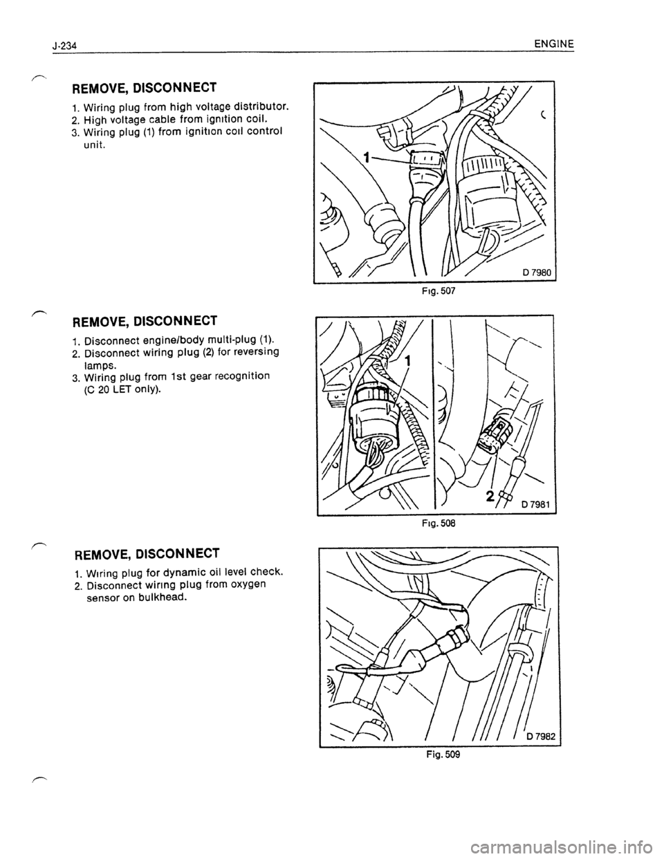 OPEL KADETT 1991  Electronic Workshop Manual Downloaded from www.Manualslib.com manuals search engine   