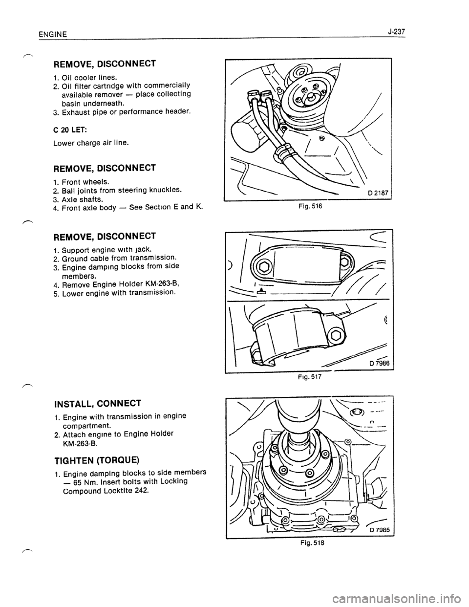 OPEL KADETT 1991  Electronic Workshop Manual Downloaded from www.Manualslib.com manuals search engine   