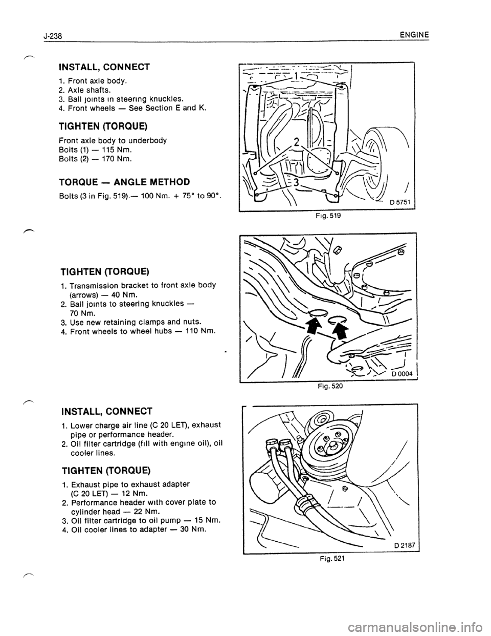 OPEL KADETT 1991  Electronic Workshop Manual Downloaded from www.Manualslib.com manuals search engine   