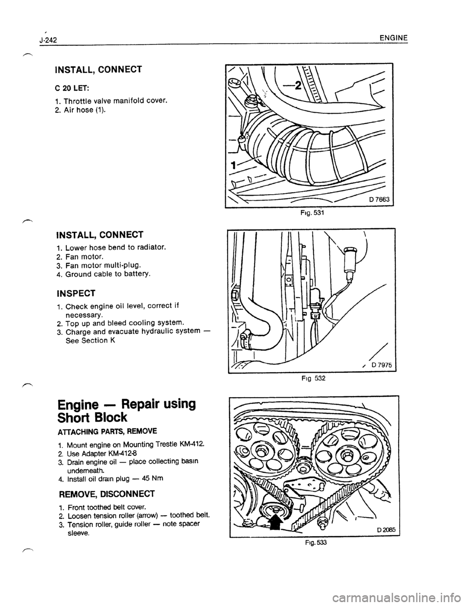 OPEL KADETT 1991  Electronic Workshop Manual Downloaded from www.Manualslib.com manuals search engine   