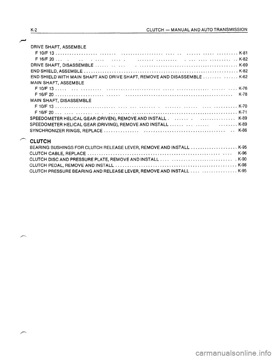 OPEL KADETT 1991 Electronic Workshop Manual Downloaded from www.Manualslib.com manuals search engine OPEL KADETT 1991 Electronic Workshop Manual Downloaded from www.Manualslib.com manuals search engine