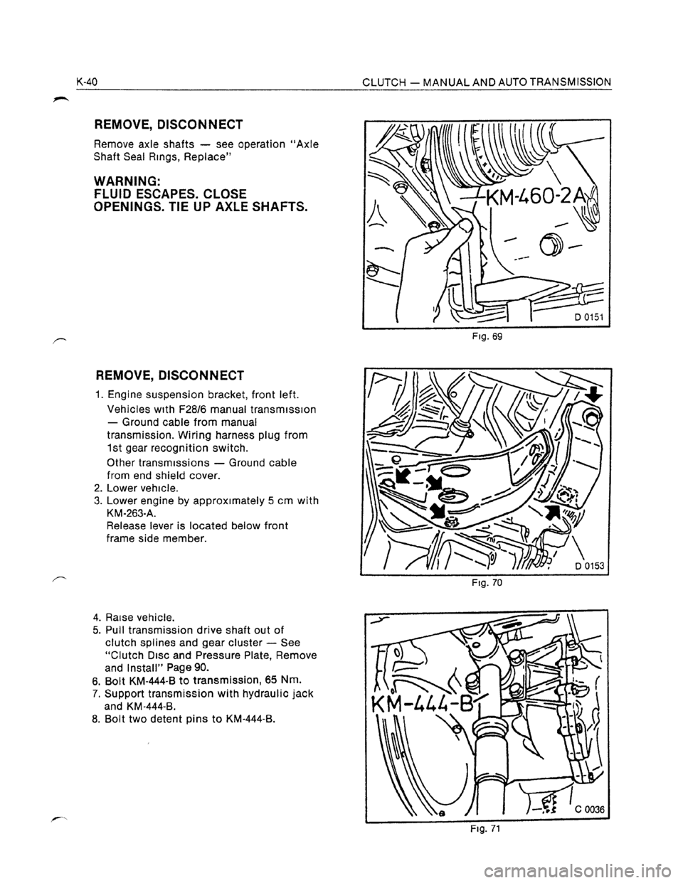 OPEL KADETT 1991 Electronic Workshop Manual Downloaded from www.Manualslib.com manuals search engine OPEL KADETT 1991 Electronic Workshop Manual Downloaded from www.Manualslib.com manuals search engine