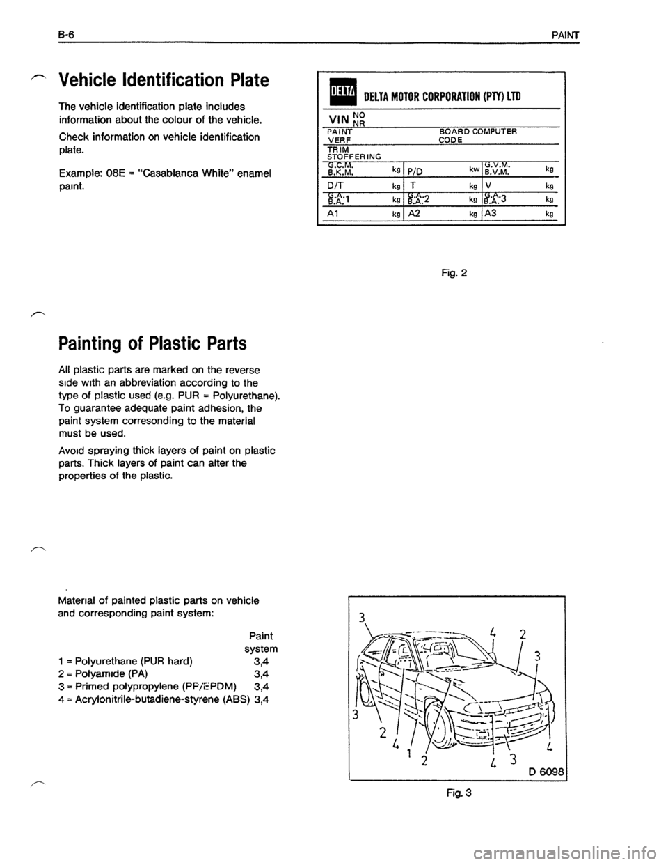 OPEL KADETT 1991  Electronic Repair Manual Downloaded from www.Manualslib.com manuals search engine   