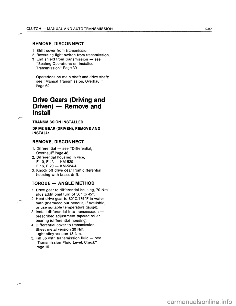 OPEL KADETT 1991 Electronic Workshop Manual Downloaded from www.Manualslib.com manuals search engine OPEL KADETT 1991 Electronic Workshop Manual Downloaded from www.Manualslib.com manuals search engine