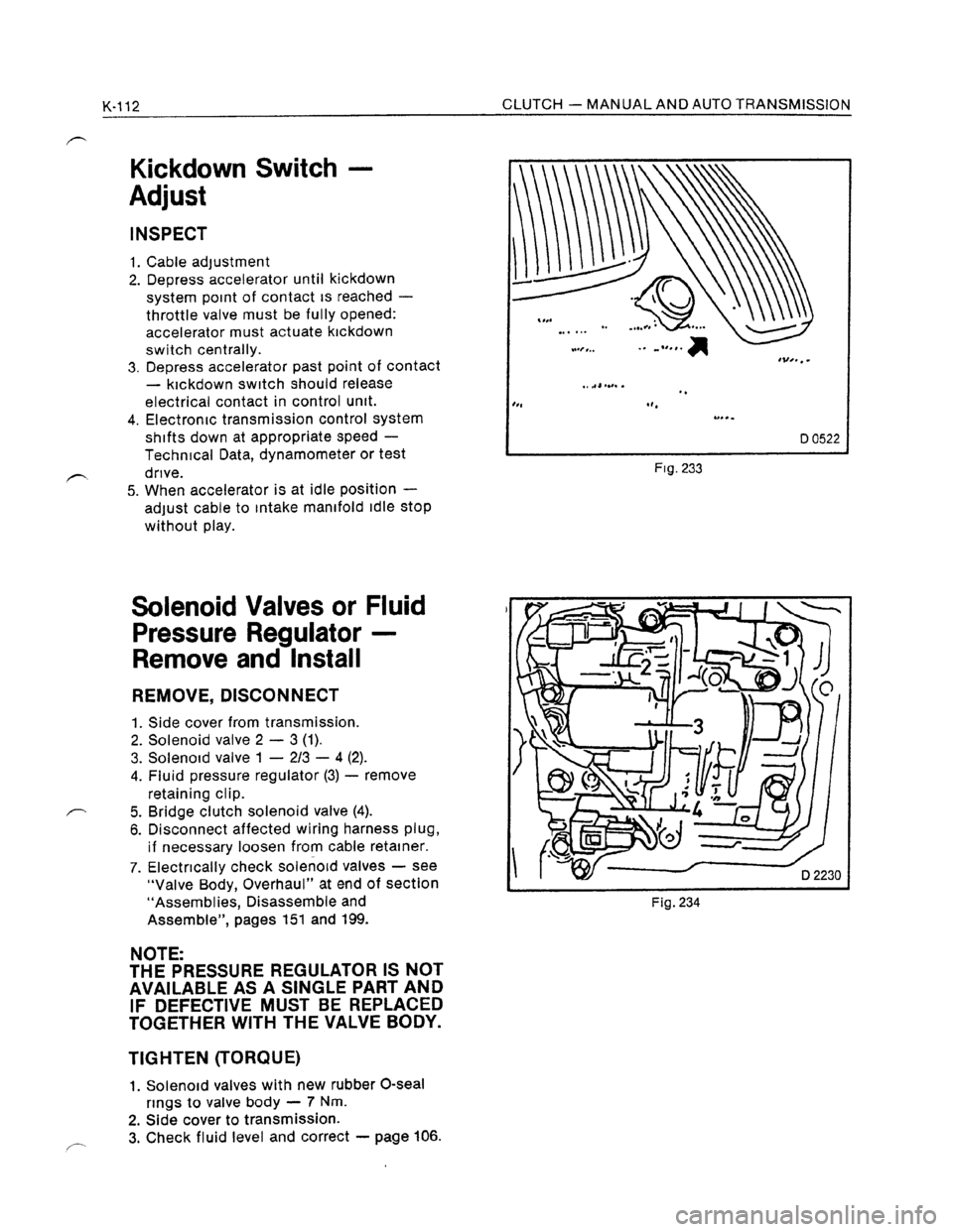 OPEL KADETT 1991 Electronic Workshop Manual Downloaded from www.Manualslib.com manuals search engine OPEL KADETT 1991 Electronic Workshop Manual Downloaded from www.Manualslib.com manuals search engine