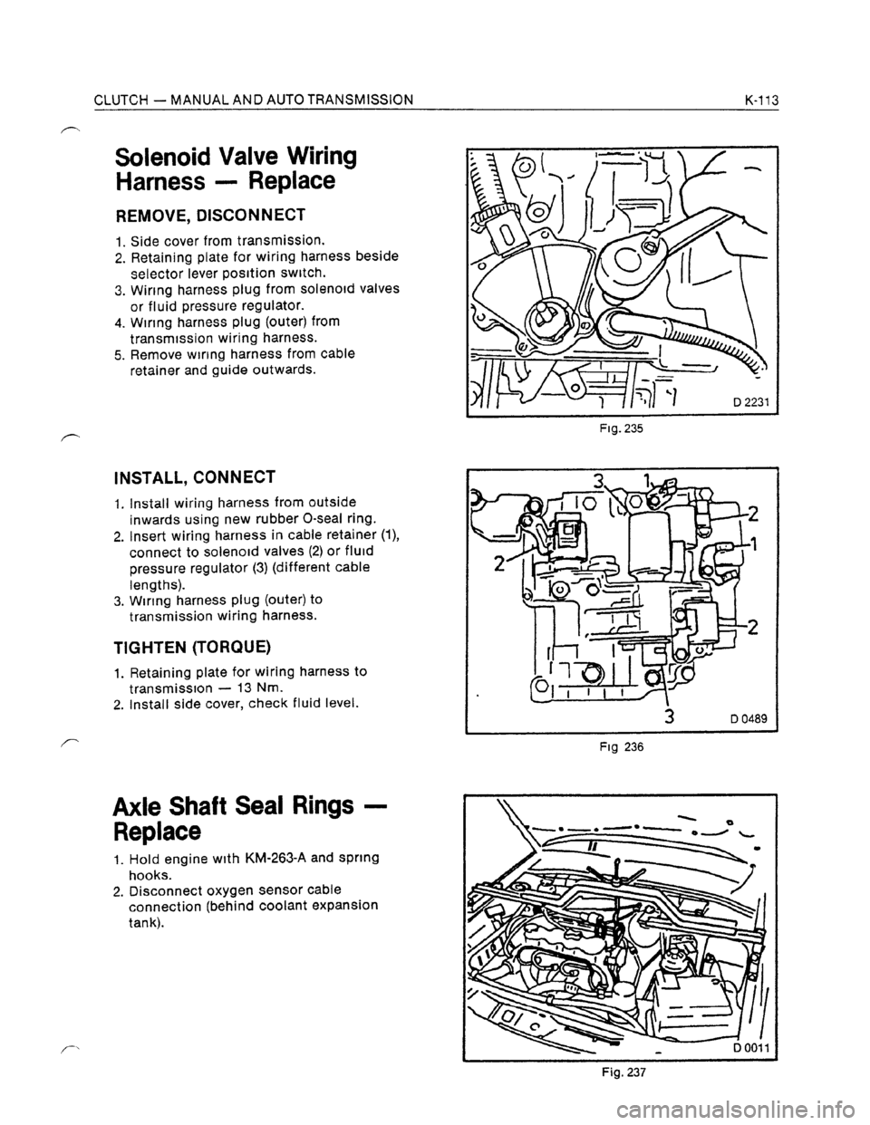 OPEL KADETT 1991 Electronic Workshop Manual Downloaded from www.Manualslib.com manuals search engine OPEL KADETT 1991 Electronic Workshop Manual Downloaded from www.Manualslib.com manuals search engine