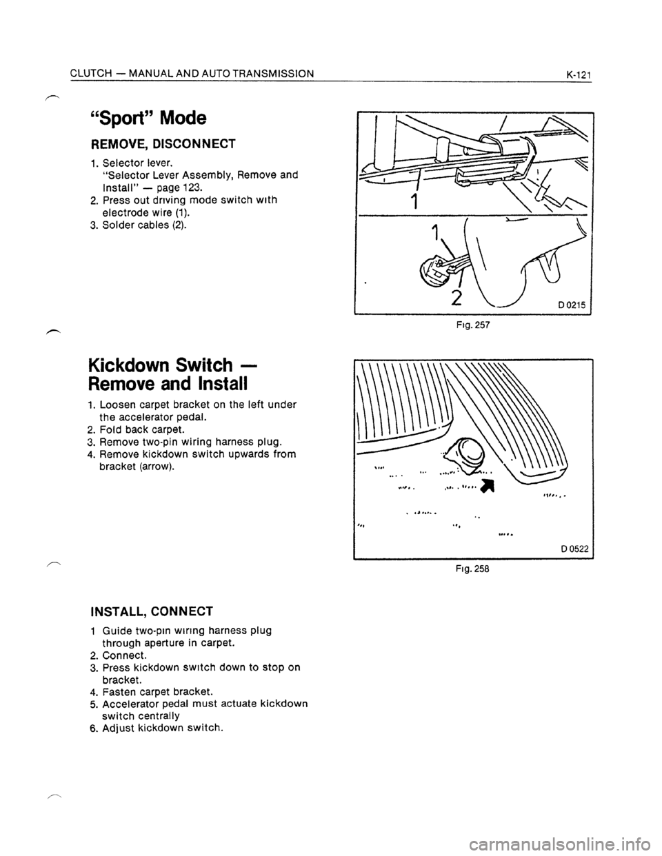 OPEL KADETT 1991 Electronic Workshop Manual Downloaded from www.Manualslib.com manuals search engine OPEL KADETT 1991 Electronic Workshop Manual Downloaded from www.Manualslib.com manuals search engine